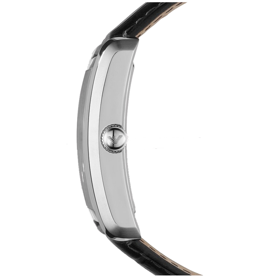  Shop Authentic Emporio Armani Classic Analog Black Dial Black Leather Strap Strap Watch For Men - AR1604 - Luxxuri
