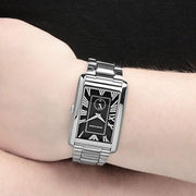  Shop Authentic Emporio Armani Classic Analog Black Dial Silver Steel Strap Watch For Men - AR1608 - Luxxuri