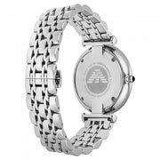  Shop Authentic Emporio Armani Retro Black Dial Silver Steel Strap Watch For Men - AR1676 - Luxxuri