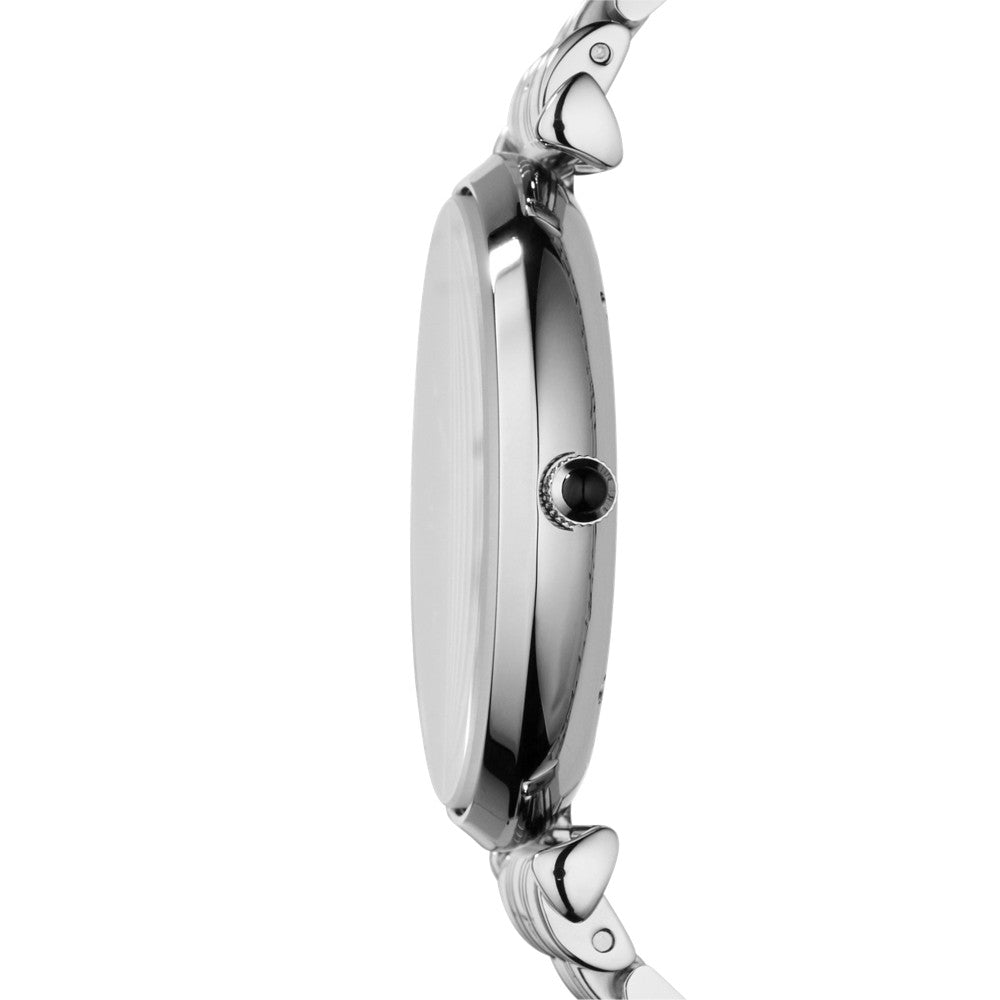  Shop Authentic Emporio Armani Retro Black Dial Silver Steel Strap Watch For Men - AR1676 - Luxxuri