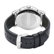  Shop Authentic Emporio Armani Classic Quartz Blue Dial Black Leather Strap Watch For Men - AR1731 - Luxxuri