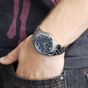  Shop Authentic Emporio Armani Classic Navy Blue Dial Stainless Steel Watch For Men - AR1787 - Luxxuri