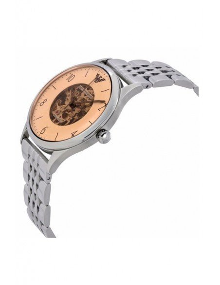  Shop Authentic Emporio Armani Meccanico Multicolor Dial Silver Steel Strap Watch For Men - AR1922 - Luxxuri
