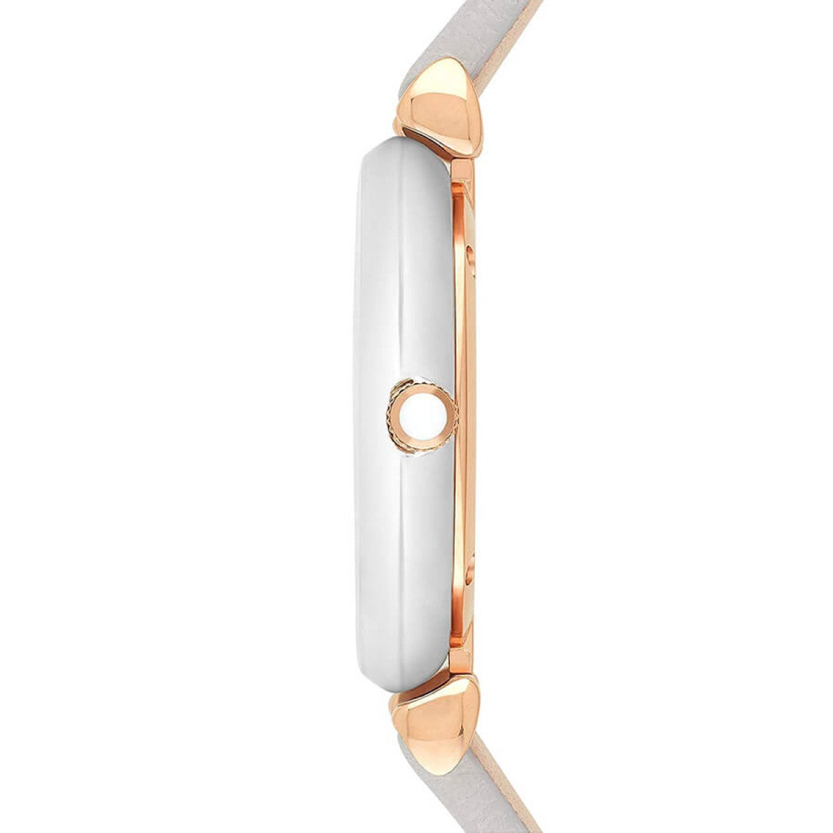  Shop Authentic Emporio Armani Gianni T Bar Quartz Mother of Pearl Dial White Leather Strap Watch For Women - AR1965 - Luxxuri