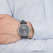  Shop Authentic Emporio Armani Luigi Quartz Gray Dial Brown Leather Strap Watch For Men - AR1996 - Luxxuri