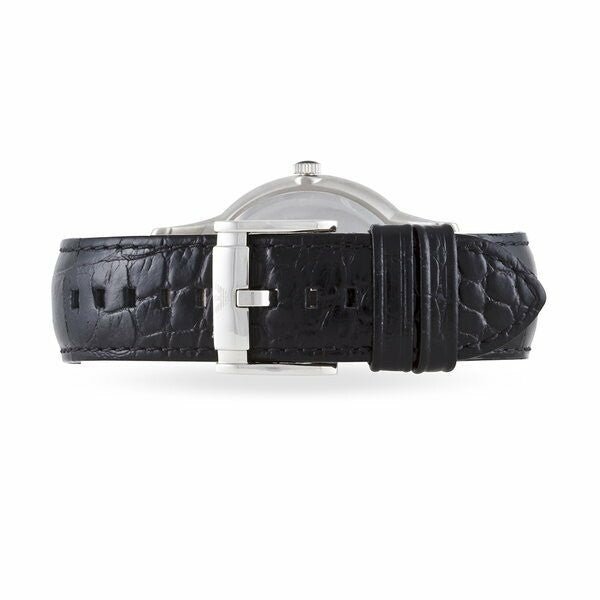  Shop Authentic Emporio Armani Renato Black Dial Leather Strap Watch For Men - AR2411 - Luxxuri