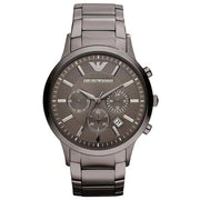  Shop Authentic Emporio Armani Classic Chronograph Grey Dial Grey Steel Strap Watch For Men - AR2454 - Luxxuri