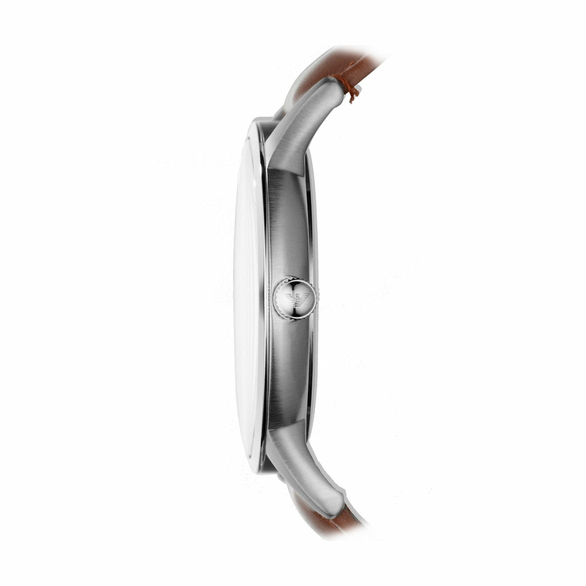  Shop Authentic Emporio Armani Renato Silver Dial Brown Leather Strap Watch For Men - AR2463 - Luxxuri