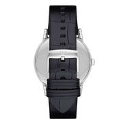  Shop Authentic Emporio Armani Luigi Quartz Black Dial Black Leather Strap Watch For Men - AR2500 - Luxxuri