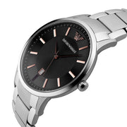  Shop Authentic Emporio Armani Renato Quartz Black Dial Silver Steel Strap Watch For Men - AR11179 - Luxxuri