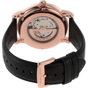  Shop Authentic Emporio Armani Luigi Automatic Silver Dial Black Leather Strap Watch For Men - AR60013 - Luxxuri
