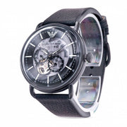  Shop Authentic Emporio Armani Aviator Chronograph Black Dial Black Leather Strap Watch For Men - AR60028 - Luxxuri