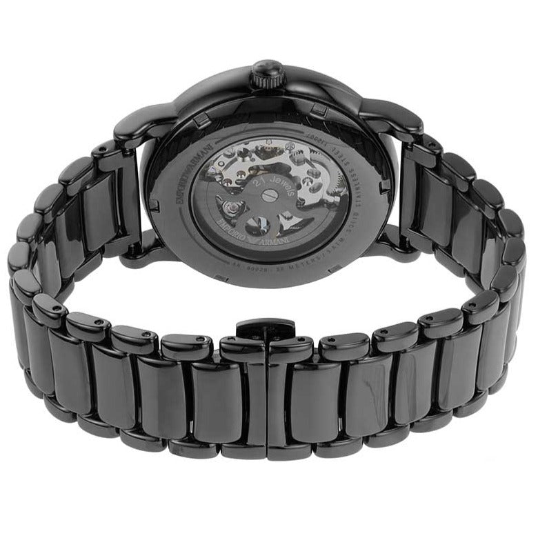  Shop Authentic Emporio Armani Meccanico Automatic Grey Dial Grey Steel Strap Watch For Men - AR60029 - Luxxuri