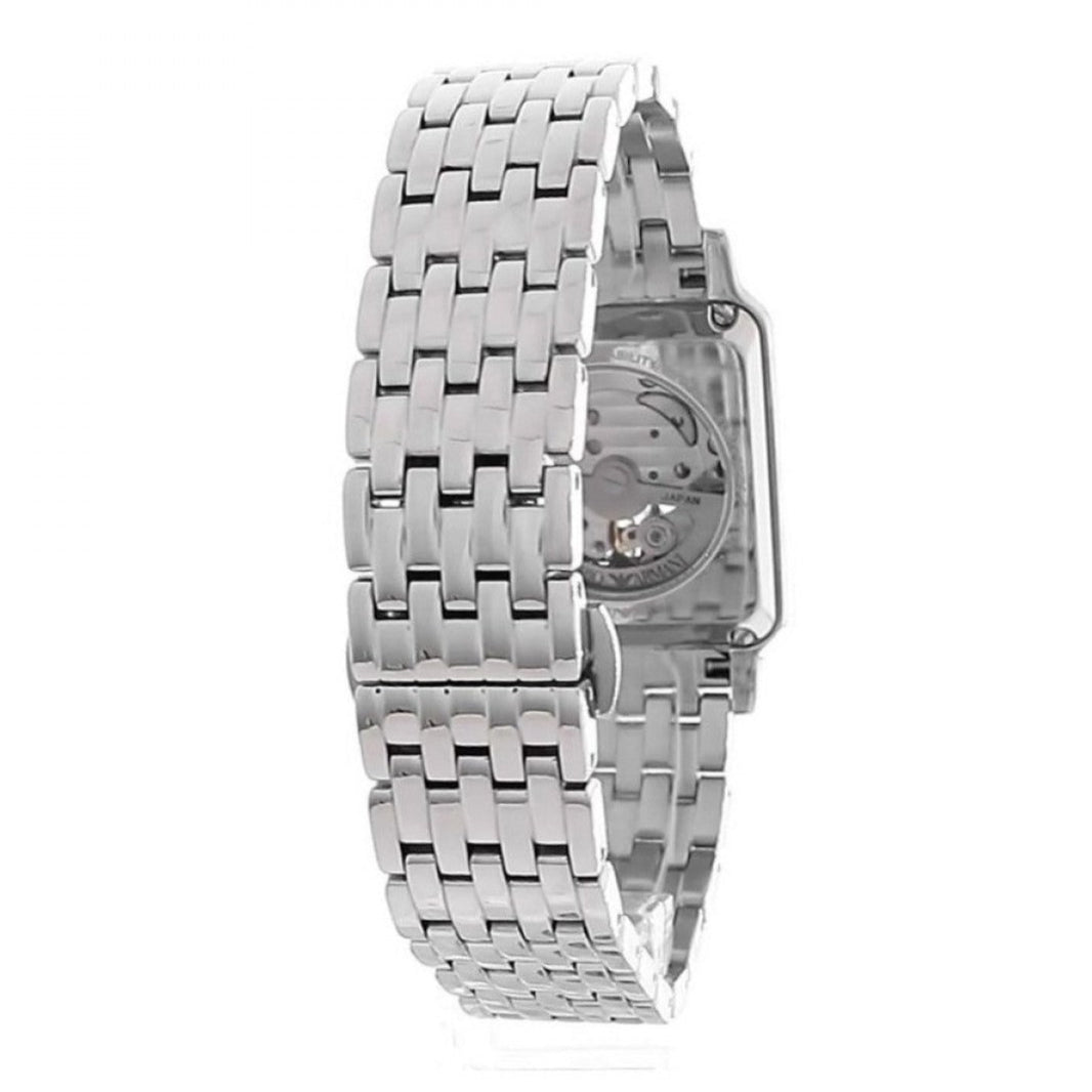  Shop Authentic Emporio Armani Diego Automatic Black Dial Silver Steel Strap Watch For Men - AR60057 - Luxxuri