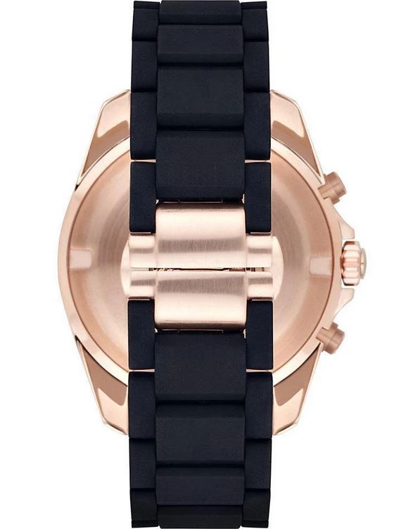  Shop Authentic Emporio Armani Sigma Chronograph Black Dial Black SIlicon Strap Watch For Men - AR6066 - Luxxuri