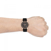  Shop Authentic Emporio Armani Sigma Chronograph Black Dial Black SIlicon Strap Watch For Men - AR6066 - Luxxuri