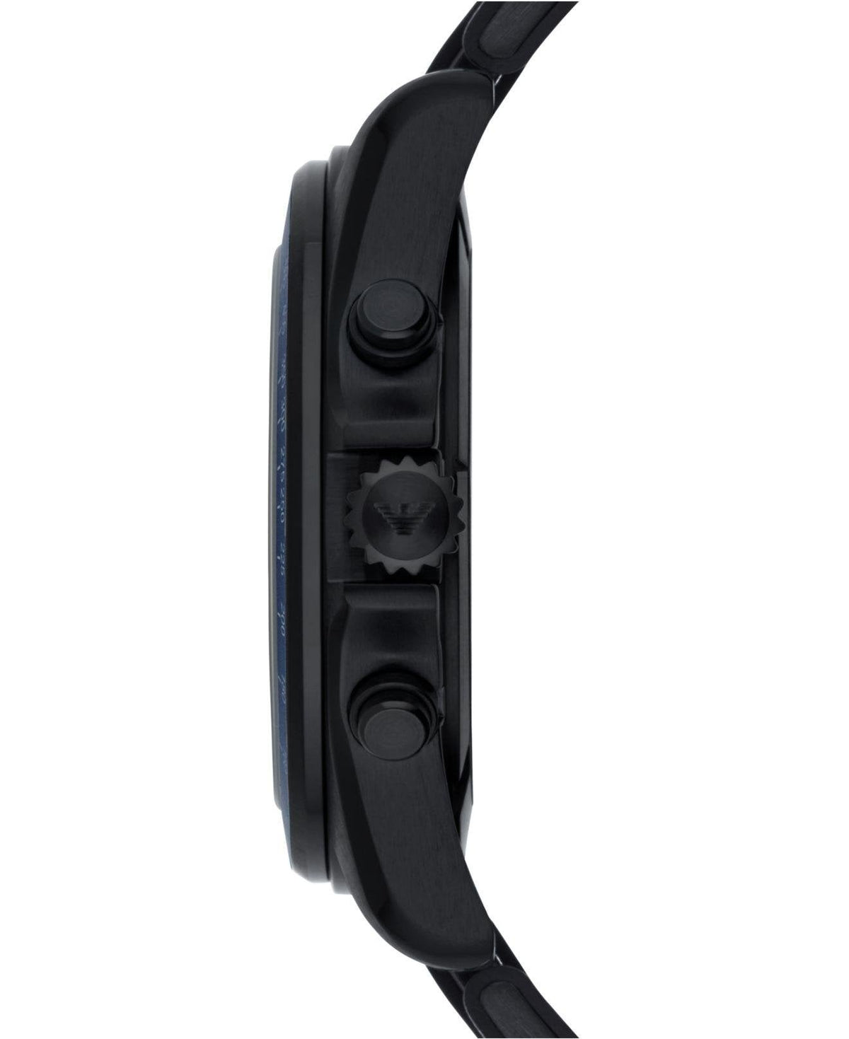  Shop Authentic Emporio Armani Sigma Chronograph Blue Dial Black Silicone Strap Watch For Men - AR6121 - Luxxuri