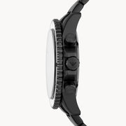  Shop Authentic Emporio Armani Diver Chronograph Black Dial Black Steel Strap Watch For Men - AR80050 - Luxxuri
