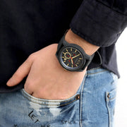  Shop Authentic Armani Exchange Outerbanks Chronograph Blue Dial Blue Silicone Strap Watch For Men - AX1335 - Luxxuri