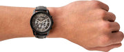  Shop Authentic Armani Exchange Banks Chronograph Black Dial Black Leather Strap Watch For Men - AX1724 - Luxxuri