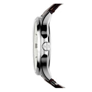  Shop Authentic Armani Exchange Whitman Silver Dial Brown Leather Strap Watch For Men - AX2100 - Luxxuri