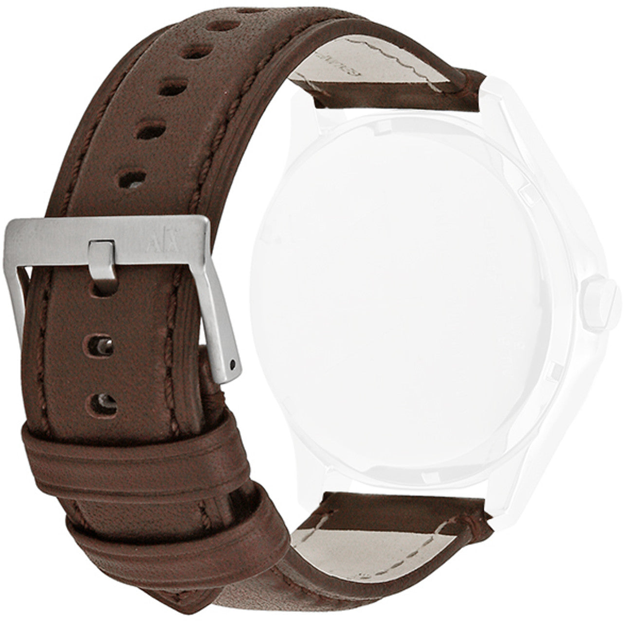  Shop Authentic Armani Exchange Whitman Silver Dial Brown Leather Strap Watch For Men - AX2100 - Luxxuri