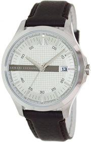  Shop Authentic Armani Exchange Whitman Silver Dial Brown Leather Strap Watch For Men - AX2100 - Luxxuri