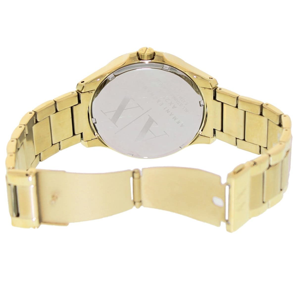  Shop Authentic Armani Exchange Hampton Chronograph Black Dial Gold Steel Strap Watch For Men - AX2122 - Luxxuri