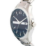  Shop Authentic Armani Exchange Hampton Chronograph Blue Dial Silver Steel Strap Watch For Men - AX2132 - Luxxuri