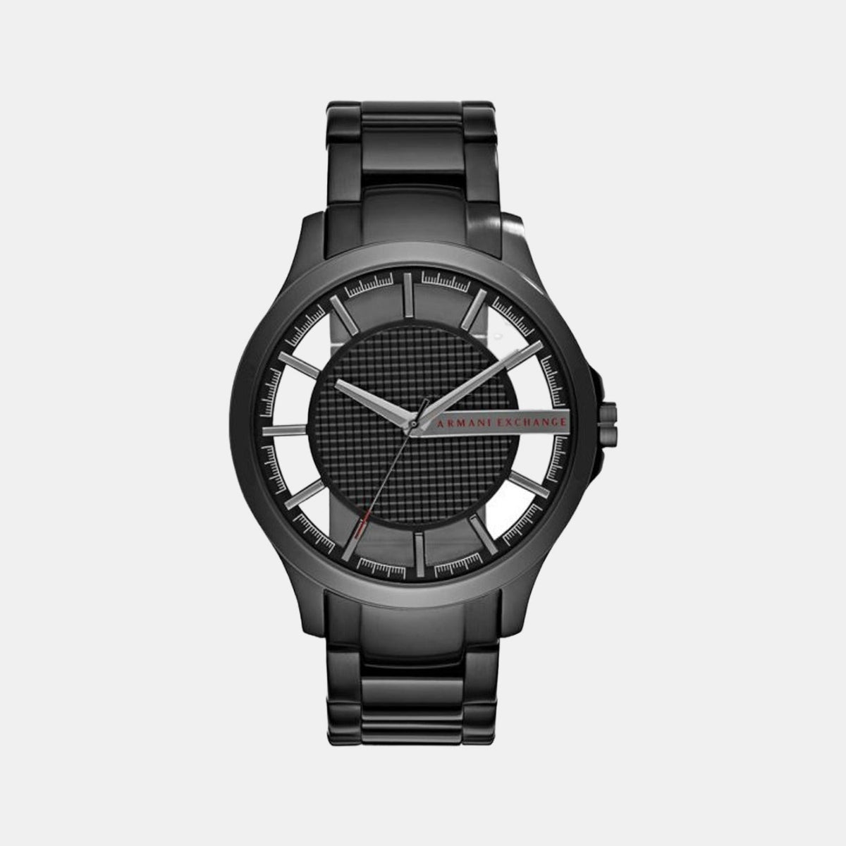  Shop Authentic Armani Exchange Hampton Chronograph Black Dial Black Steel Strap Watch For Men - AX2192 - Luxxuri