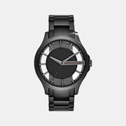  Shop Authentic Armani Exchange Hampton Chronograph Black Dial Black Steel Strap Watch For Men - AX2192 - Luxxuri