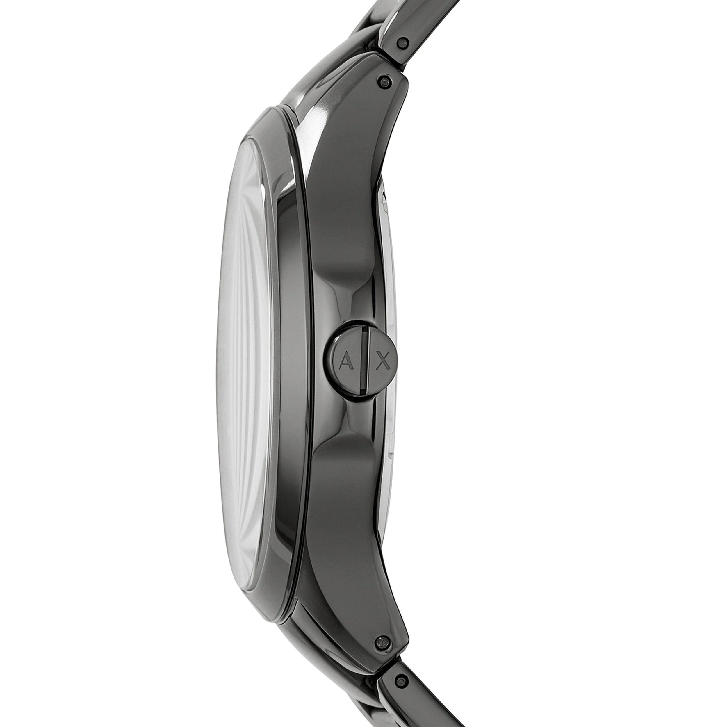  Shop Authentic Armani Exchange Hampton Chronograph Grey Dial Grey Steel Strap Watch For Men - AX2194 - Luxxuri