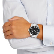  Shop Authentic Armani Exchange Nico Analog Black Dial Silver Steel Strap Watch For Men - AX2320 - Luxxuri
