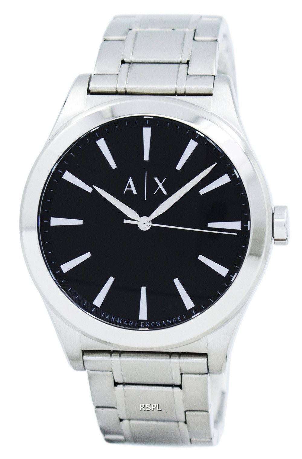  Shop Authentic Armani Exchange Nico Analog Black Dial Silver Steel Strap Watch For Men - AX2320 - Luxxuri
