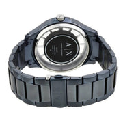  Shop Authentic Armani Exchange Hampton Skeleton Grey Dial Blue Steel Strap Watch For Men - AX2401 - Luxxuri