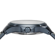  Shop Authentic Armani Exchange Hampton Skeleton Grey Dial Blue Steel Strap Watch For Men - AX2401 - Luxxuri