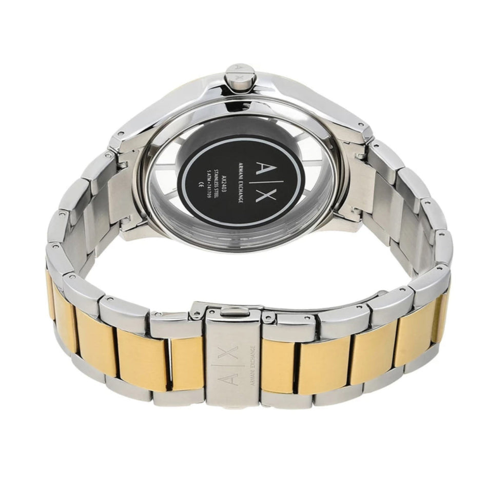  Shop Authentic Armani Exchange Hampton Chronograph Grey Dial Two Tone Steel Strap Watch For Men - AX2403 - Luxxuri