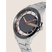  Shop Authentic Armani Exchange Hampton Chronograph Grey Dial Silver Steel Strap Watch For Men - AX2405 - Luxxuri