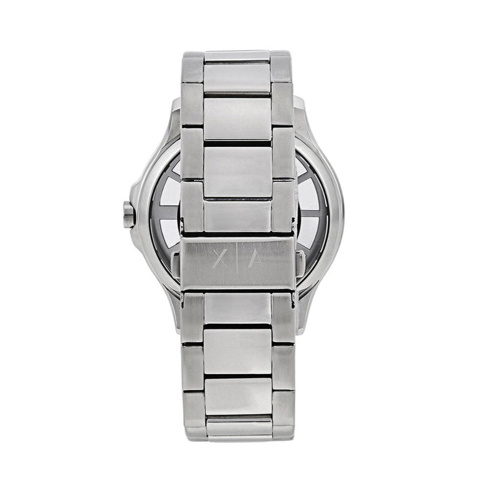  Shop Authentic Armani Exchange Hampton Chronograph Grey Dial Silver Steel Strap Watch For Men - AX2405 - Luxxuri