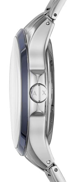  Shop Authentic Armani Exchange Hampton Chronograph Grey Dial Silver Steel Strap Watch For Men - AX2405 - Luxxuri