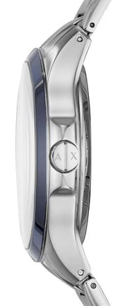  Shop Authentic Armani Exchange Hampton Chronograph Grey Dial Silver Steel Strap Watch For Men - AX2405 - Luxxuri