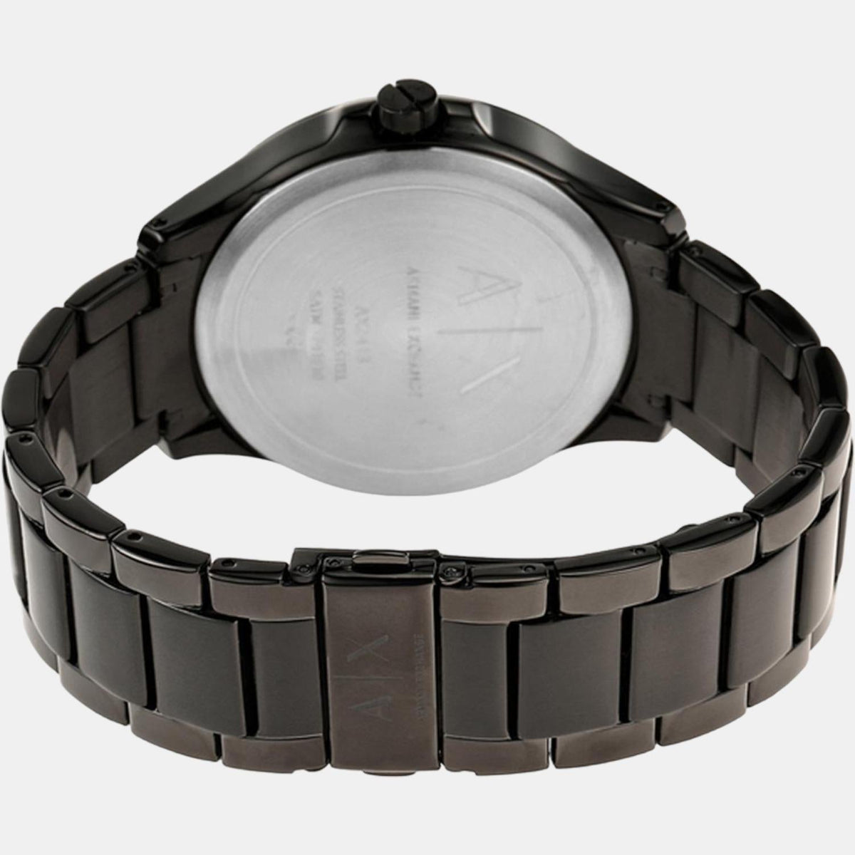  Shop Authentic Armani Exchange Hampton Chronograph Black Dial Black Steel Strap Watch For Men - AX2413 - Luxxuri