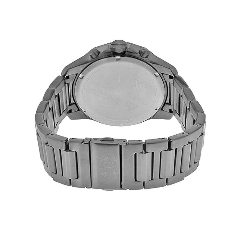  Shop Authentic Armani Exchange Drexler Chronograph Grey Dial Grey Steel Strap Watch For Men - AX2603 - Luxxuri