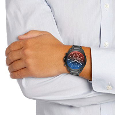  Shop Authentic Armani Exchange Drexler Chronograph Black Dial Black Steel Strap Watch For Men - AX2615 - Luxxuri