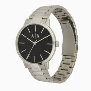  Shop Authentic Armani Exchange Cayde Analog Black Dial Silver Steel Strap Watch For Men - AX2700 - Luxxuri