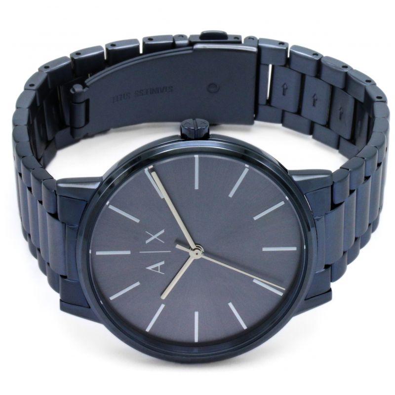  Shop Authentic Armani Exchange Cayde Analog Blue Dial Blue Steel Strap Watch For Men - AX2702 - Luxxuri