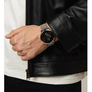  Shop Authentic Armani Exchange Cayde Chronograph Black Dial Silver Mesh Strap Watch For Men - AX2714 - Luxxuri