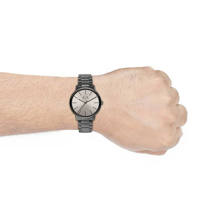  Shop Authentic Armani Exchange Cayde Analog Grey Dial Grey Steel Strap Watch For Men  - AX2722 - Luxxuri