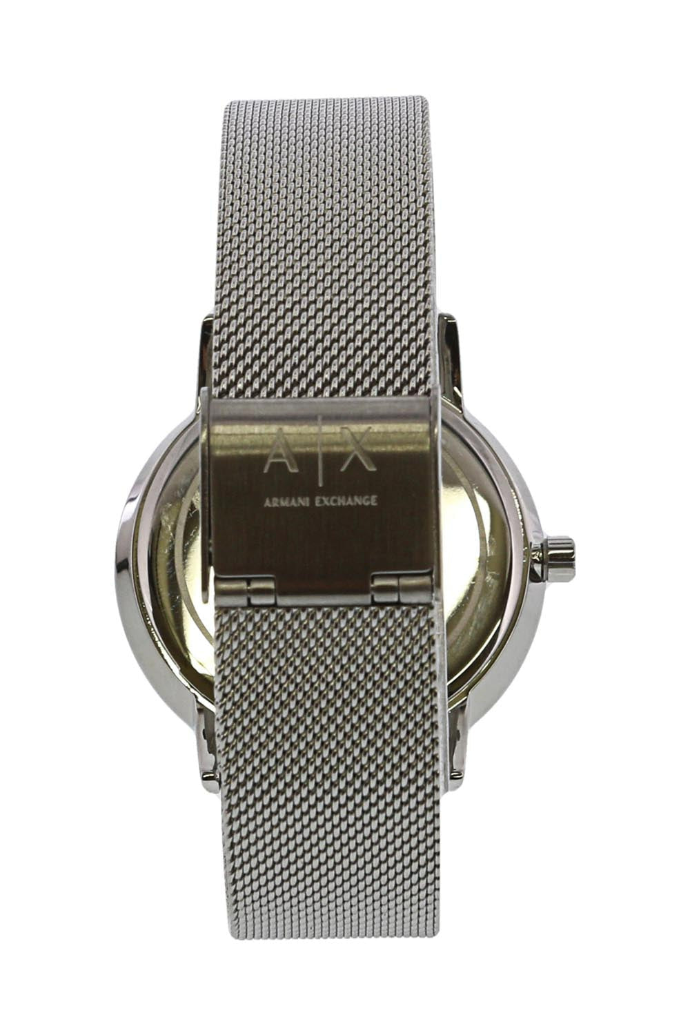 Shop Authentic Armani Exchange Cayde Chronograph Black Dial Silver Mesh Strap Watch For Men - AX2714 - Luxxuri