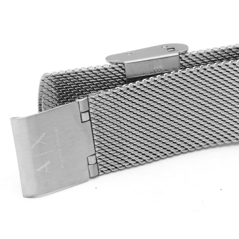  Shop Authentic Armani Exchange Lola Analog Silver Dial Silver Mesh Strap Watch For Women - AX5535 - Luxxuri